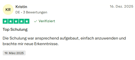 Kundenbewertung 1